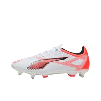 PUMA Ultra 5 Anti-Slip Wear-Resistant Soccer Shoes Men's White Black Red