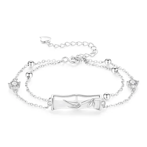 Lao Feng Xiang S925 Silver Bracelets Women's