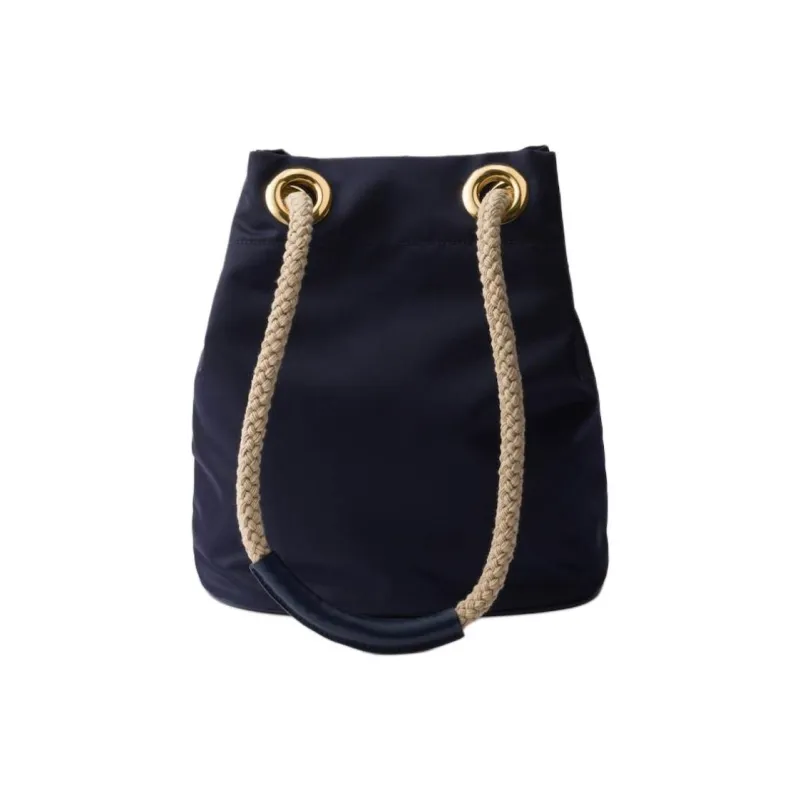PRADA Re-Nylon Recycled Polyamide Bucket Bags Shoulder Bags Women's Sea Blue-2