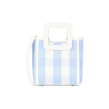 Staud Cotton Shoulder Bag Crossbody Bag Handbag Mini Women's Blue