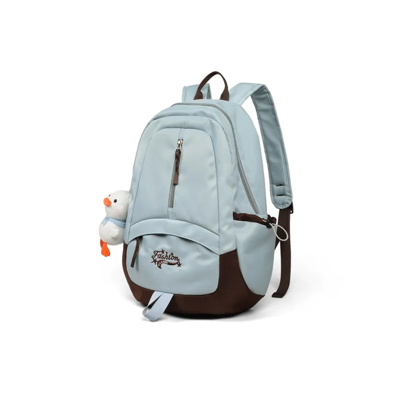COMELY Fabric Backpack Women's Blue-1