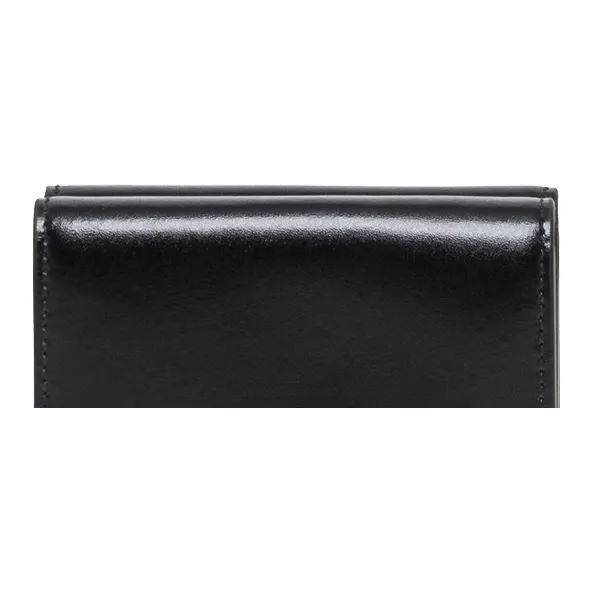 Balenciaga Cow Leather Coin Purse Regular Men's Black-5