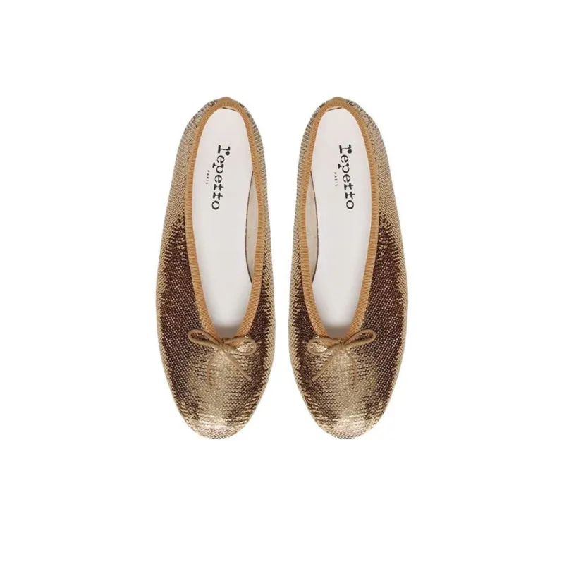 Repetto Lilouh Casual Single Shoes Women's Gold-2