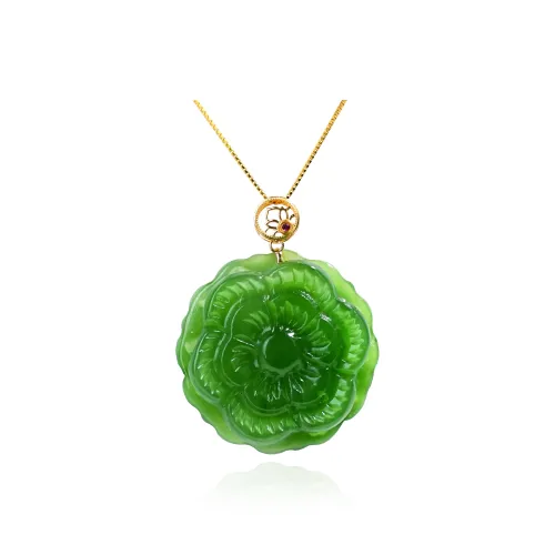 CUIYOUSHIJIA Hetian Jade Pendants Jasper Women's