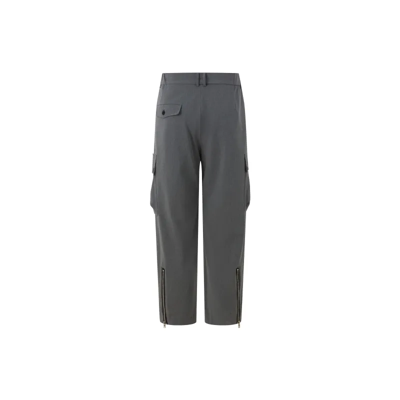 CHINISM Cargo Pants Unisex Dark Gray-1