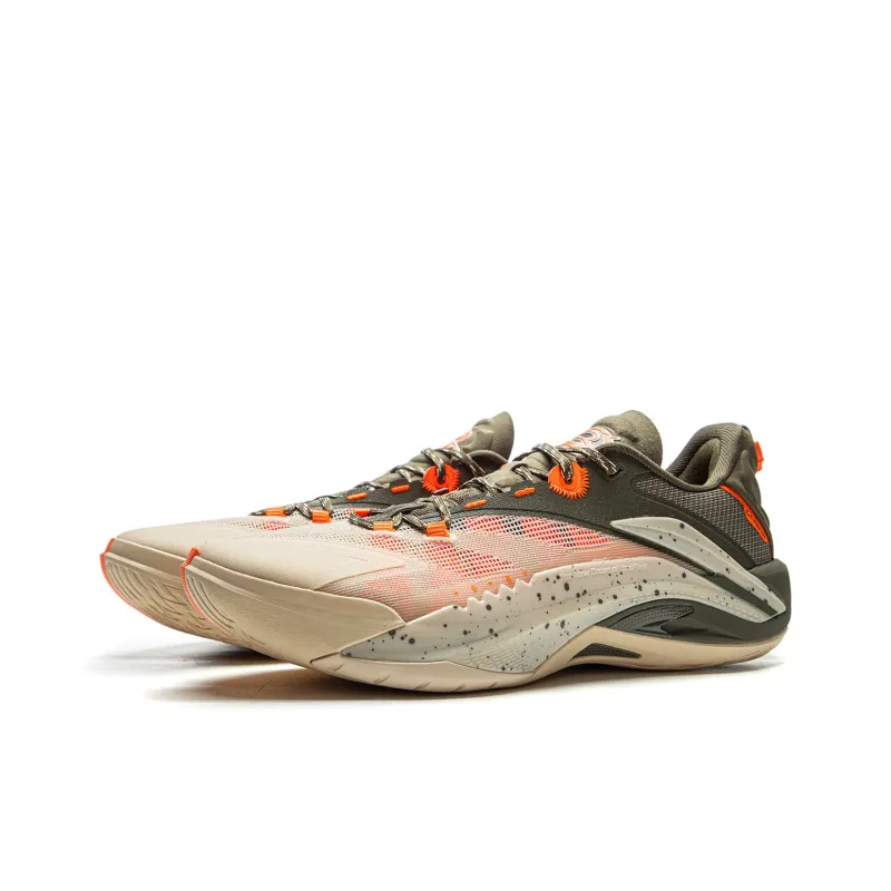 LiNing Recreational Squirt 1 SUPER Cushioning Rebound Low-Top Basketball Shoes Men's Yellow Green-2