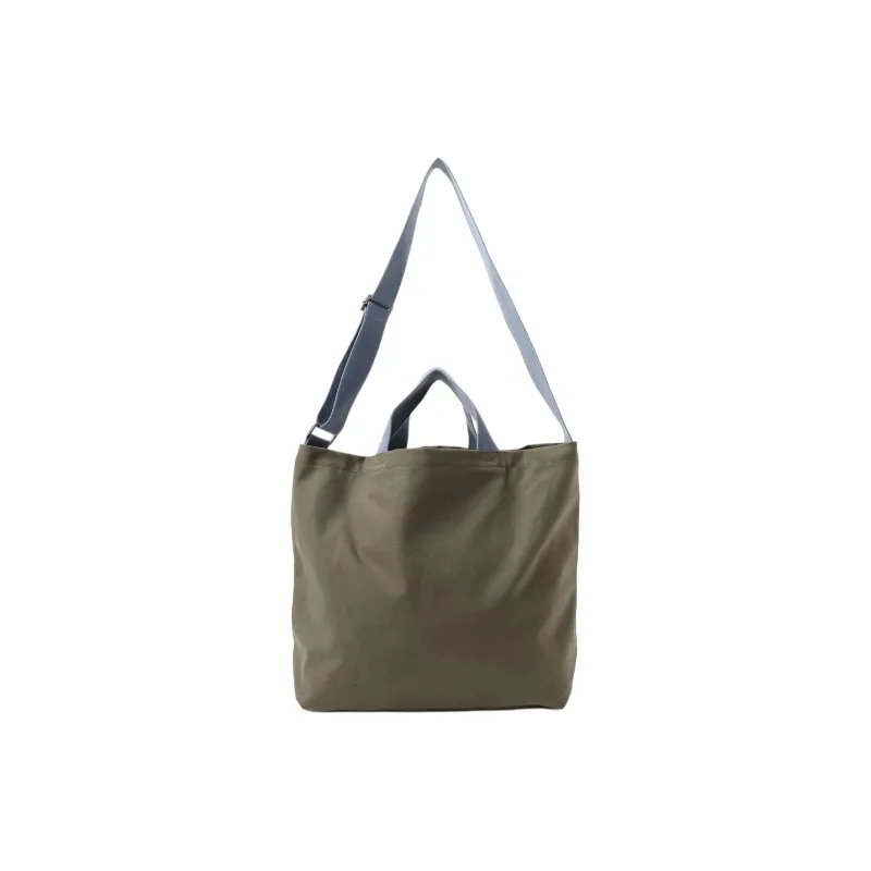 Beams Heart Polyester Tote Bag, Shopping Bag, Shoulder Bag, Handbag Women's Olive Green-1