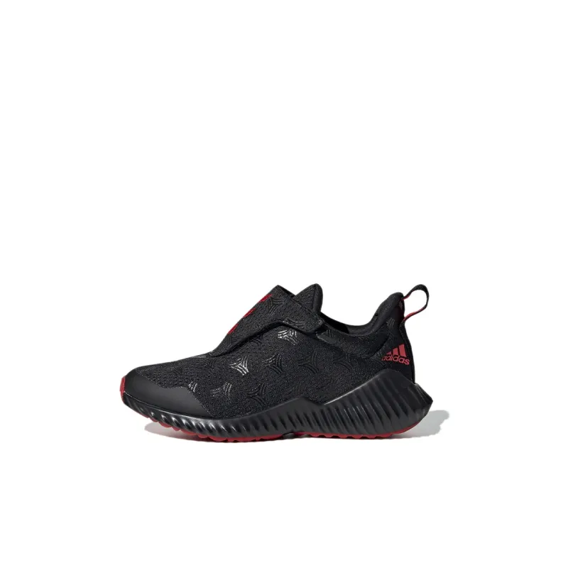 Adidas Fortarun Tango Ac K Breathable Low Top Kids Lifestyle Shoes Black Red Kids'-0