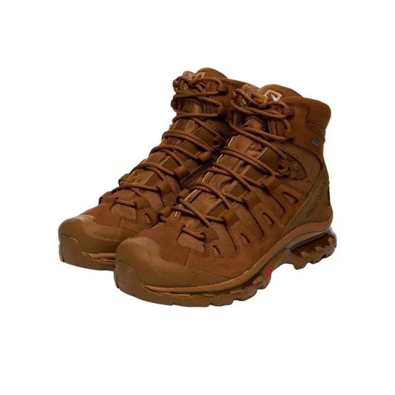 SALOMON Quest 4 Wear-resistant And Lightweight High-Top Trekking Shoes Men's Brown-3