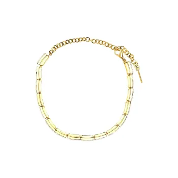 Alessandra Rich Embellished Baguette Choker