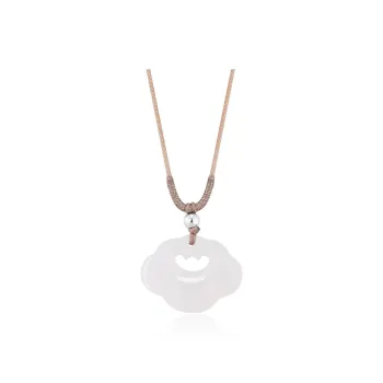 CHINA GOLD Chalcedony Necklaces Unisex