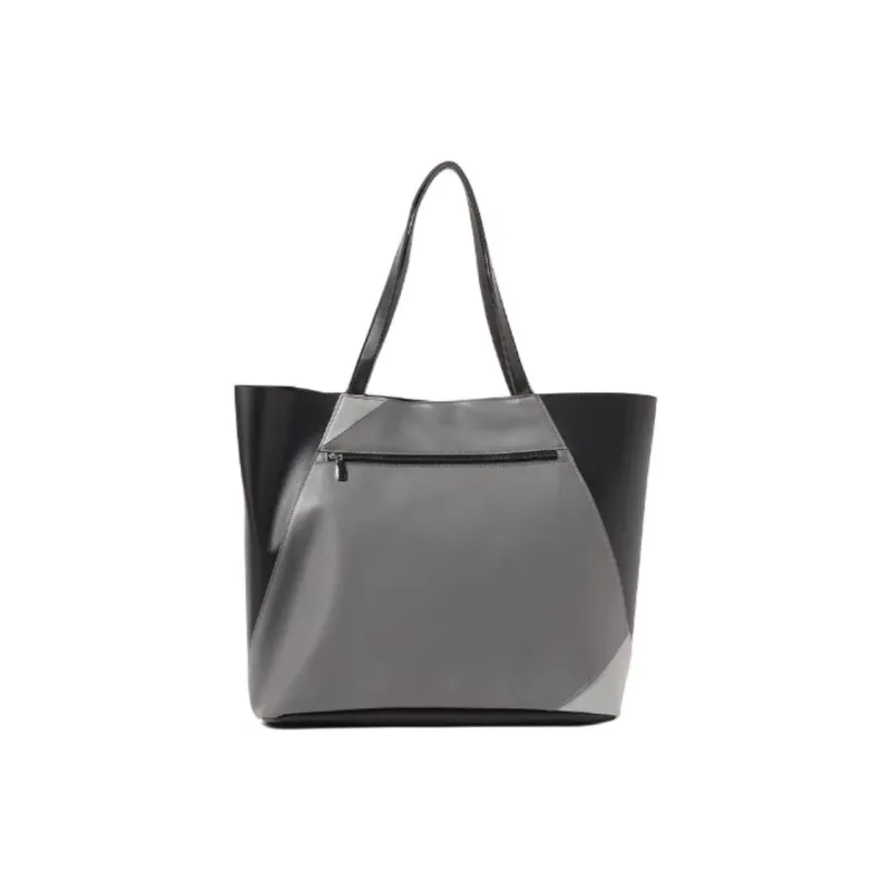 Beams Heart Synthetic Leather Tote Bag, Shopping Bag, Shoulder Bag Men's Black-0
