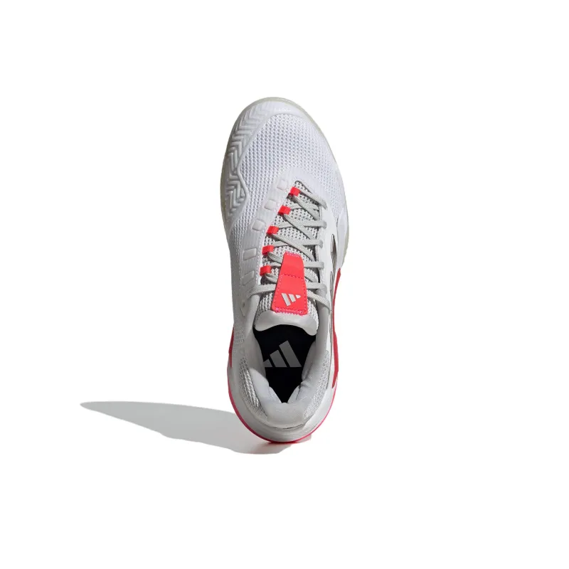 Adidas Barricade 13 Cloud White Champagne Met. Lucid Red Women's-3
