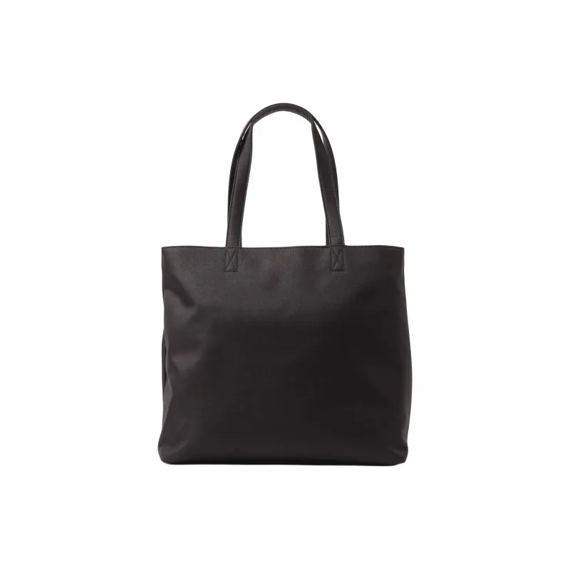 Beams Heart Polyester Tote Bag, Shopping Bag, Shoulder Bag Men's Black-1