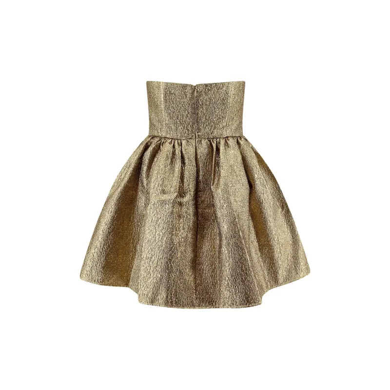 Self portrait Metallic Mini Dress-1