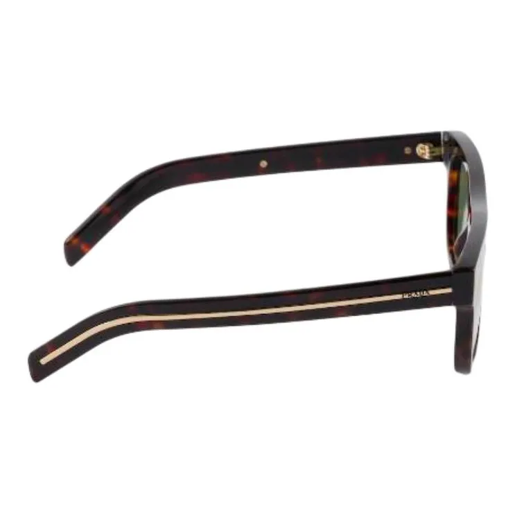 PRADA Acetate Metal Square Sunglasses Men's Black-1