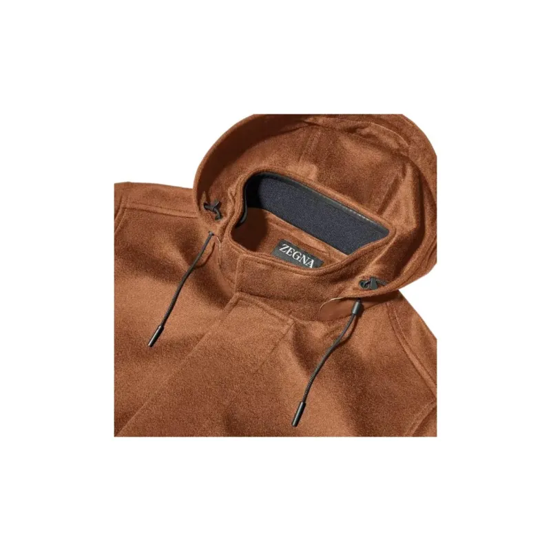 Zegna Jackets Coats Men's Brown-1