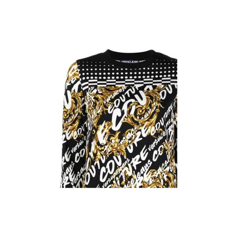 VERSACE JEANS COUTURE Sweatshirts Women's Black-4