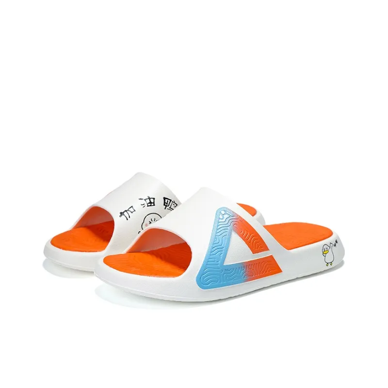 PEAK State Pole Slip Resistant Odor Resistant Slide Slippers Women's White Blue-13