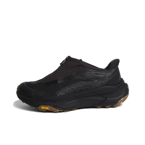 HOKA ONE ONE Anti Slip Wear Resistant Low Top Casual Shoes Unisex Black