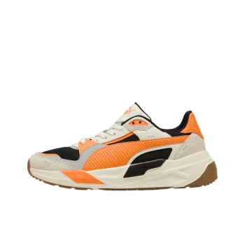 PUMA Anti Slip Wear Resistant Low Top Training Shoes Men's Beige Orange