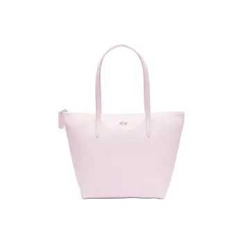 LACOSTE PVC Tote Bag Shopping Bag Handbag Small Size Women's Pink