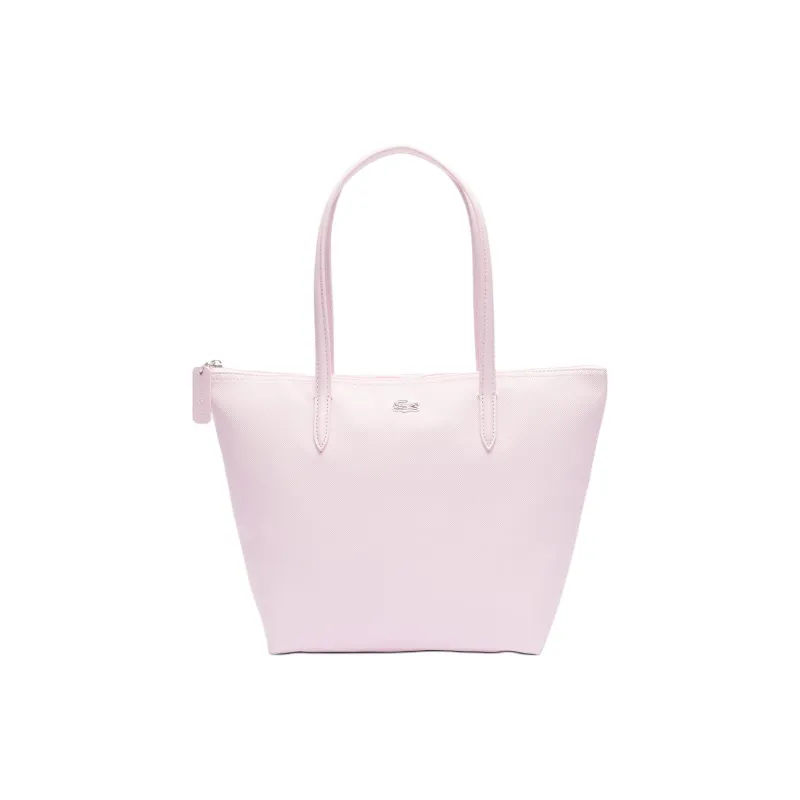 LACOSTE PVC Tote Bag Shopping Bag Handbag Small Size Women's Pink-0