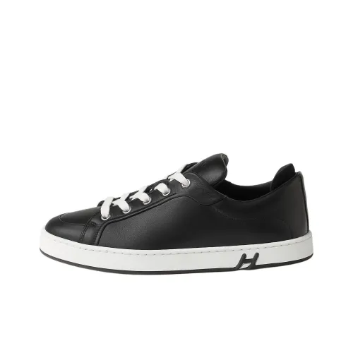 HERMES Kid Low Top Skateboard Shoes Women's Black