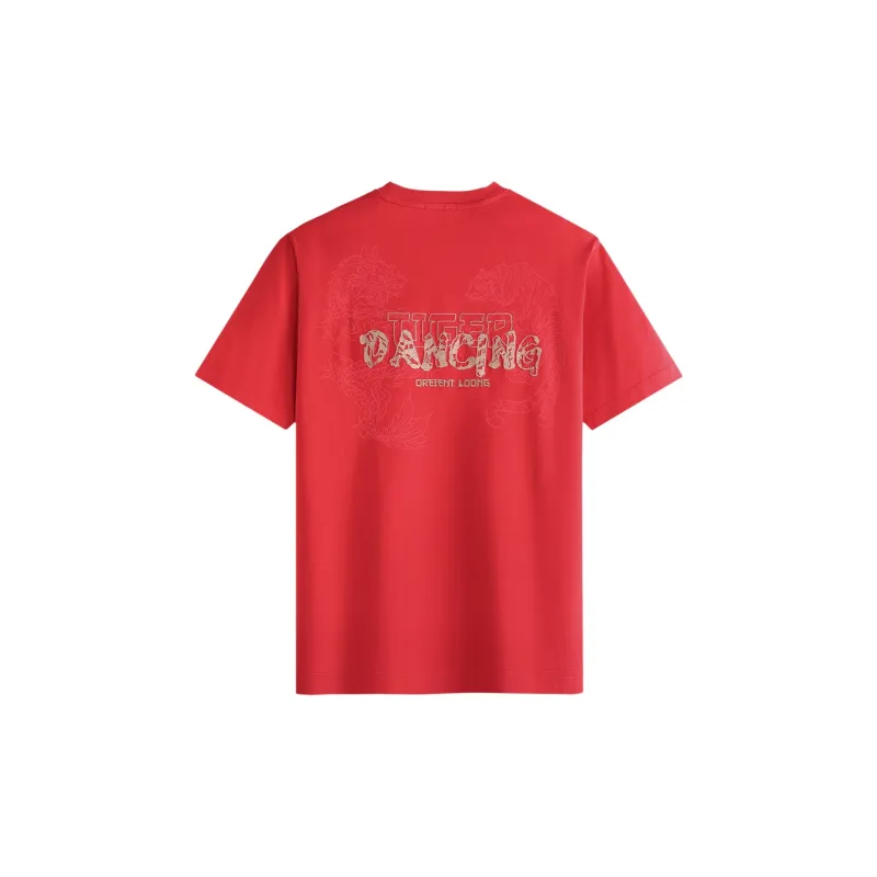 Dance With Wolves T Shirt Men's Red-1