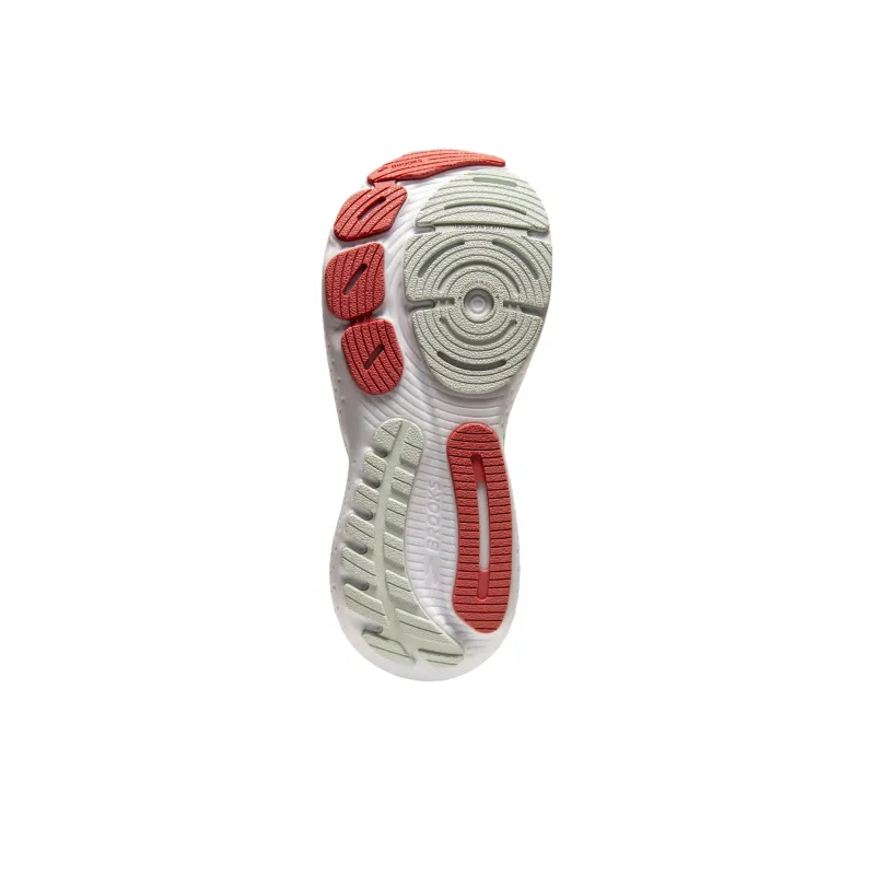 Brooks Glycerin 21 Slip-Resistant Breathable Low-Top Casual Running Shoes Women's White-3