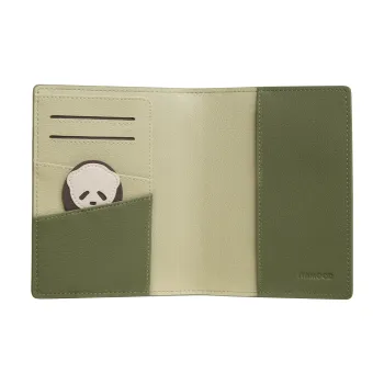 Miao Di Cow Leather Document Protector Multifunction Long Wallet Money Clip Card Holder Regular Women's Turquoise
