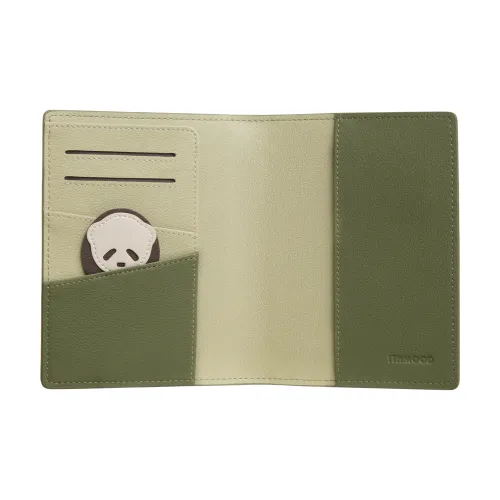 Miao Di Cow Leather Document Protector Multifunction Long Wallet Money Clip Card Holder Regular Women's Turquoise
