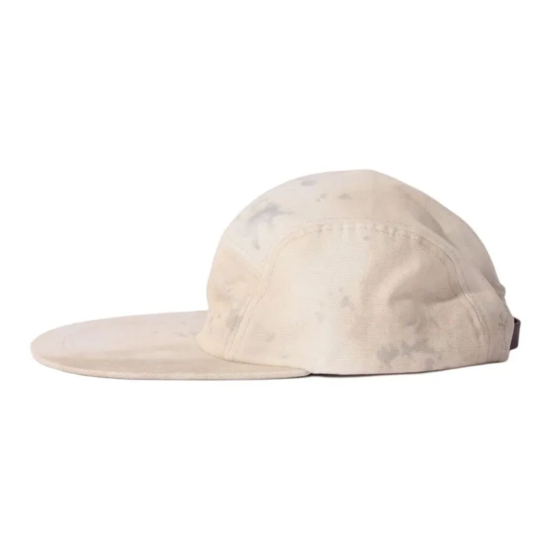 Beams Cow Leather, Cotton Oxford Baseball Caps Men's White-2