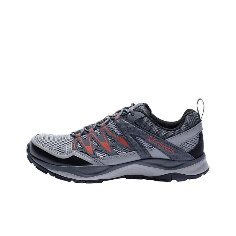 Columbia Sportswear Anti Slip Wear Resistant Low Top Hiking Shoes Men's Gray Black-0