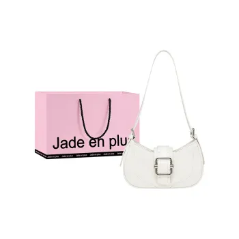 Jade En Plus Pu Underarm Crossbody Bag, Shoulder Bag Regular Women's White/Black/Brown/Coffee