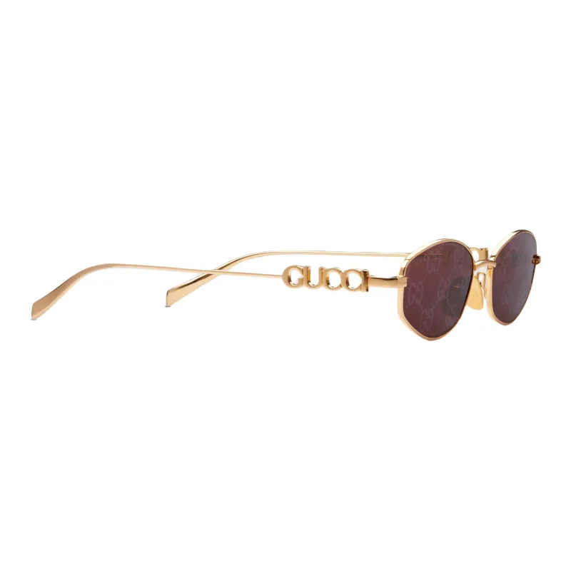 GUCCI Geometric frame Sunglasses-2