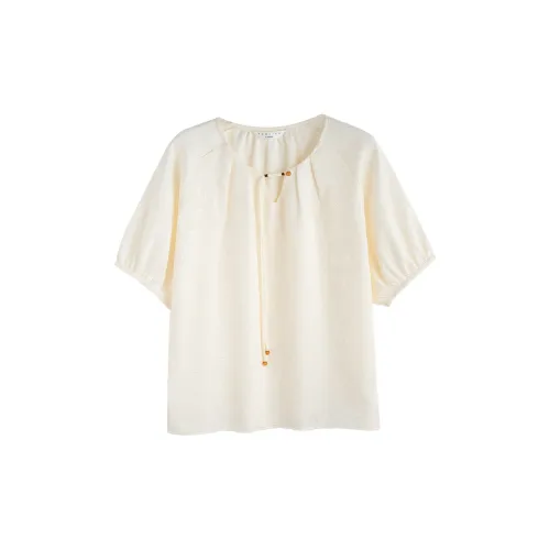 Tonlion Shirts Women's Yellow