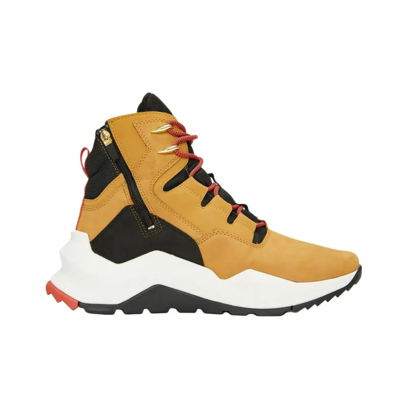 Timberland MADBURY Collection Wear-Resistant High-Top Outdoor Shoes Men's Yellow Black-1