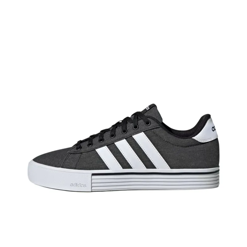 Adidas Daily 4.0 Anti Slip Wear Resistant Low Top Skateboard Shoes Unisex Gray-0