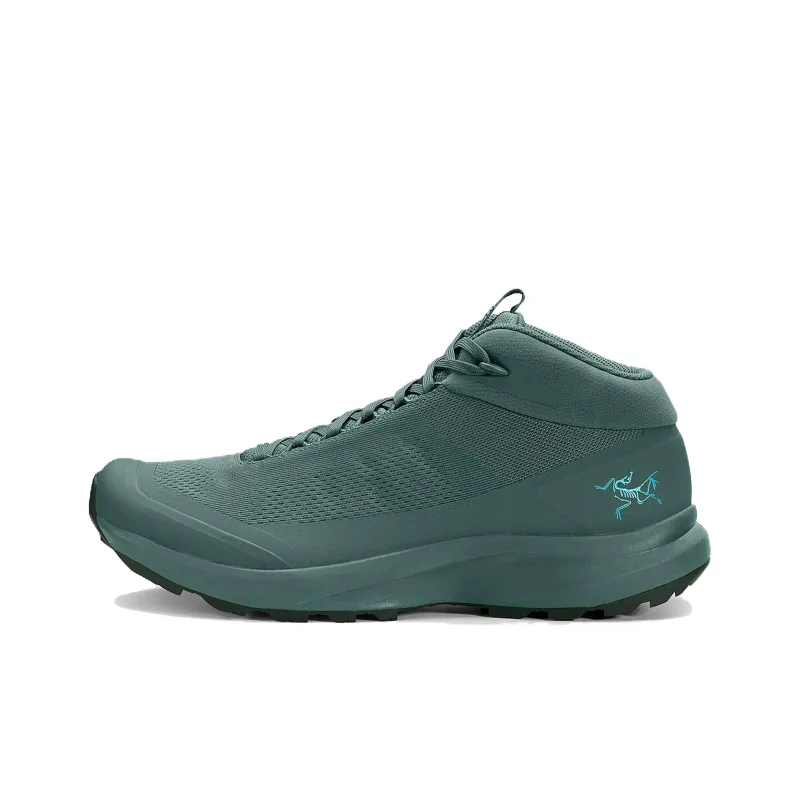 Arcteryx Aerios Slip Resistant Mid Top Outdoor Shoes Unisex Green-0