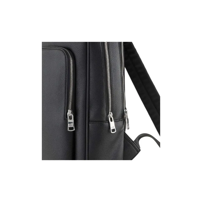 ARMANI EXCHANGEAE Polyester Backpack Tubas Men's Black-3