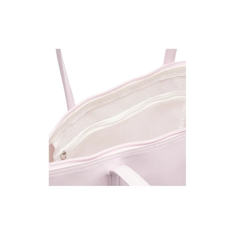 LACOSTE PVC Tote Bag Shopping Bag Handbag Small Size Women's Pink-3