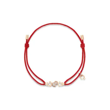 Qeelin Diamond Bracelets Women's Rose Gold