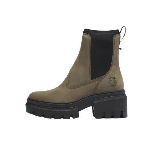 Timberland Everleigh Short Chelsea Boots Women's Dark Green