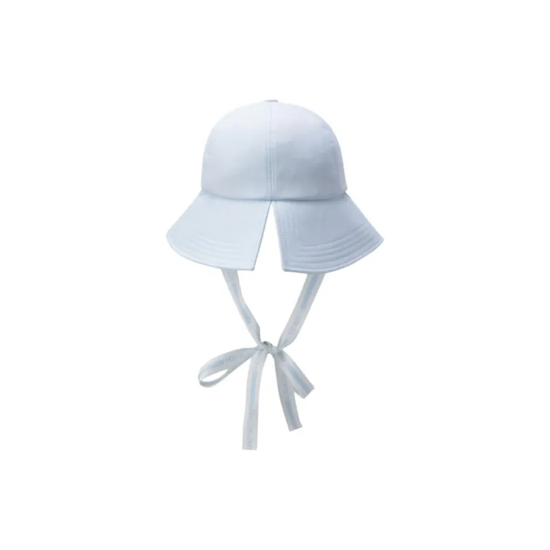 DESCENTE Polyester Rayon Polyurethane Bucket Hats Women's Blue-2