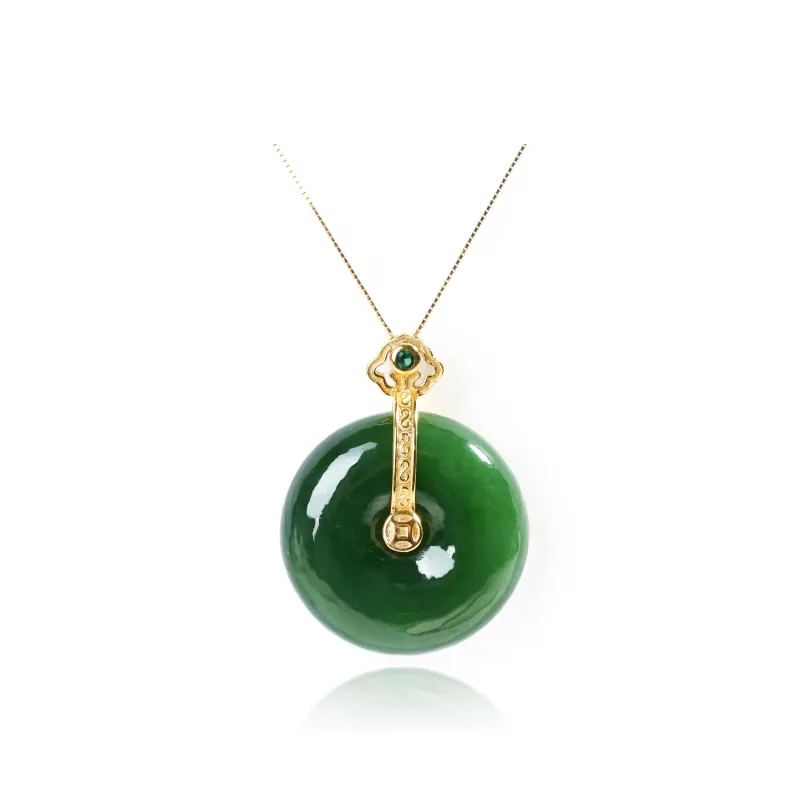 CUIYOUSHIJIA Hetian Jade Pendants Jasper Unisex-0