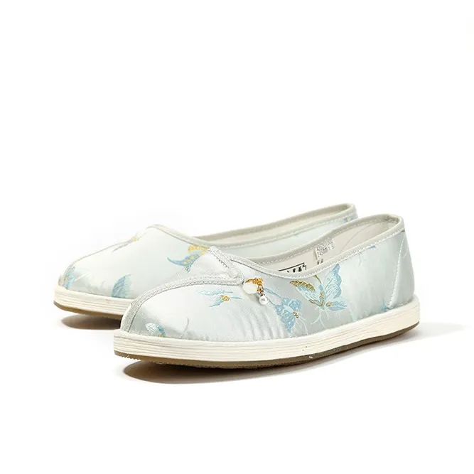 Old Meihua Casual Single Shoes Women's Blue-2