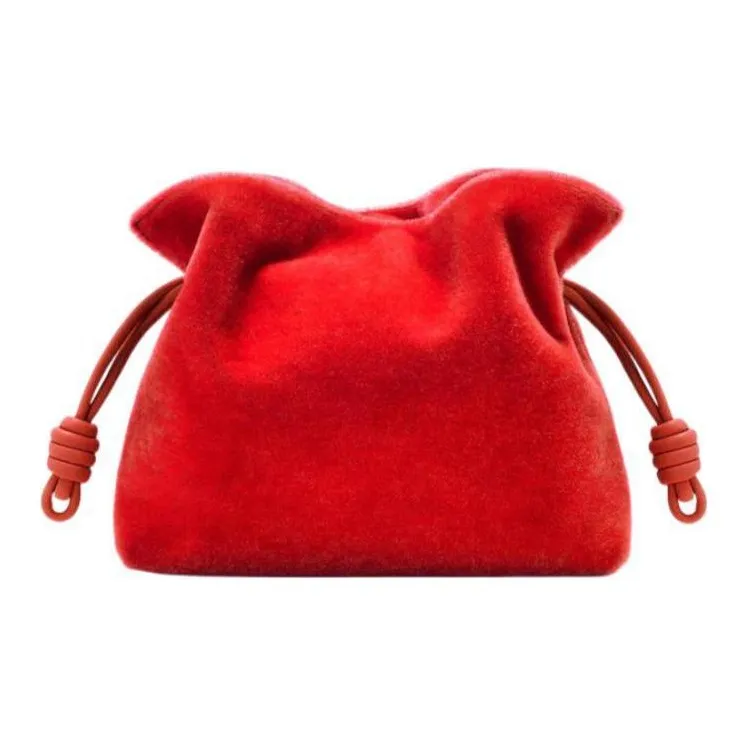 LOEWE Flamenco Cow Leather Portable Crossbody Bag, Shoulder Bag Women's-0