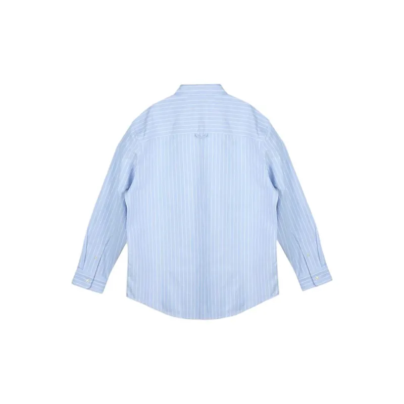 COACH SS25 Shirt Men's Blue Stripes-1