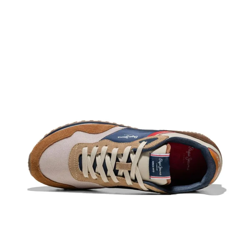 Pepe Jeans Abrasion-Resistant Low-Top Casual Shoes Men's Brown-3